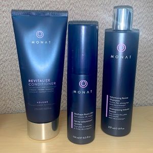 Monat volume Set Conditioner Shampoo and Root Lifter